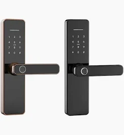 CERRADURA INT ELECTRONICA CON APERTURA APP TUYA /WIFI/CLAVE/TARJETA/HUELLA GLOBAL